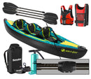 Sevylor Ottawa (2021) 3-person Inflatable Kayak (2+1) with paddles, pump and buoyancy aids